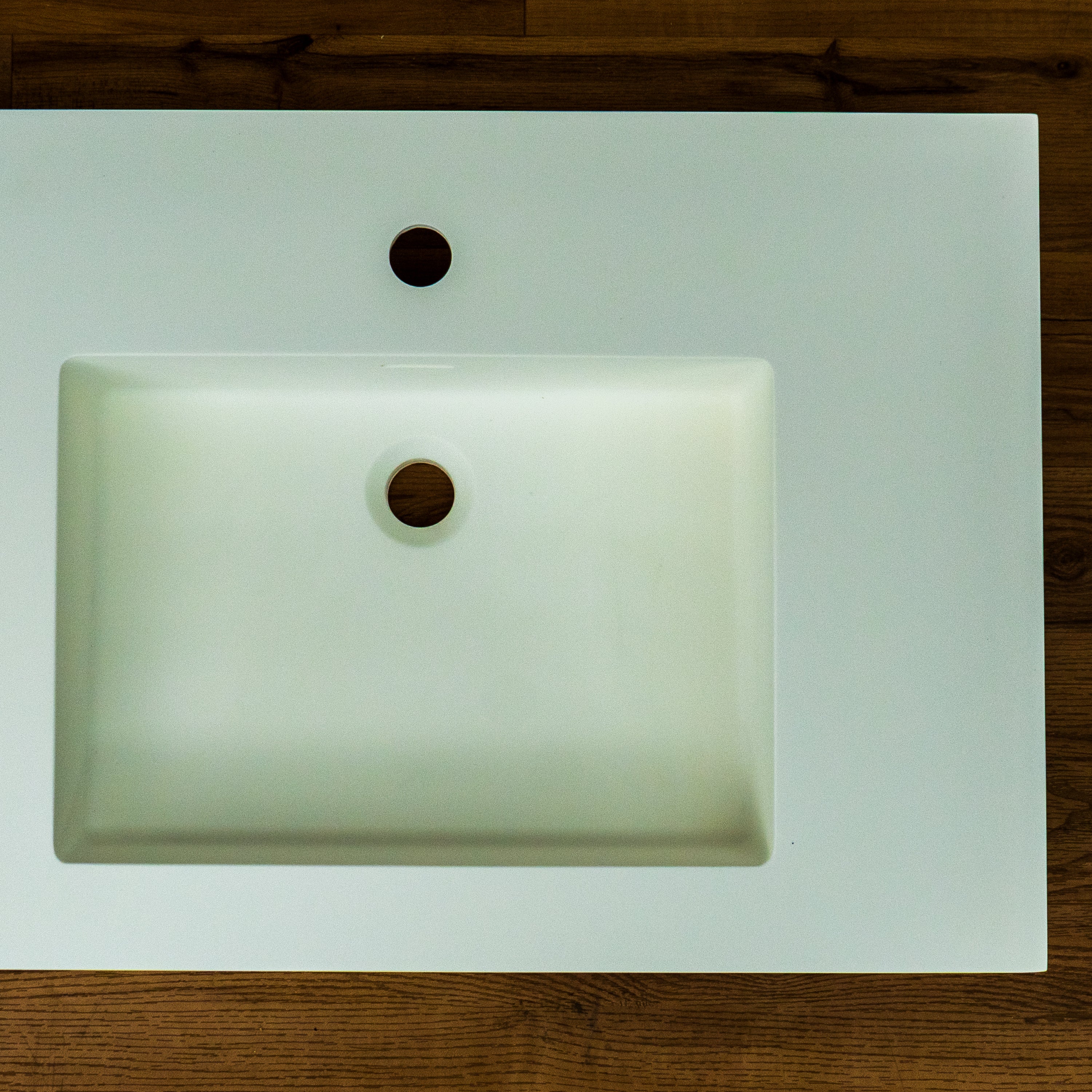 42" Bathroom Sink 1 Faucet Hole - White - Image 9