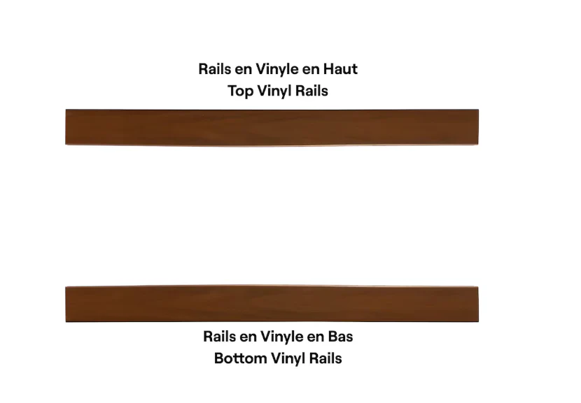 6' x 6' Vinyl Woodgrain Fence Panel Kit Hickory - Image 4