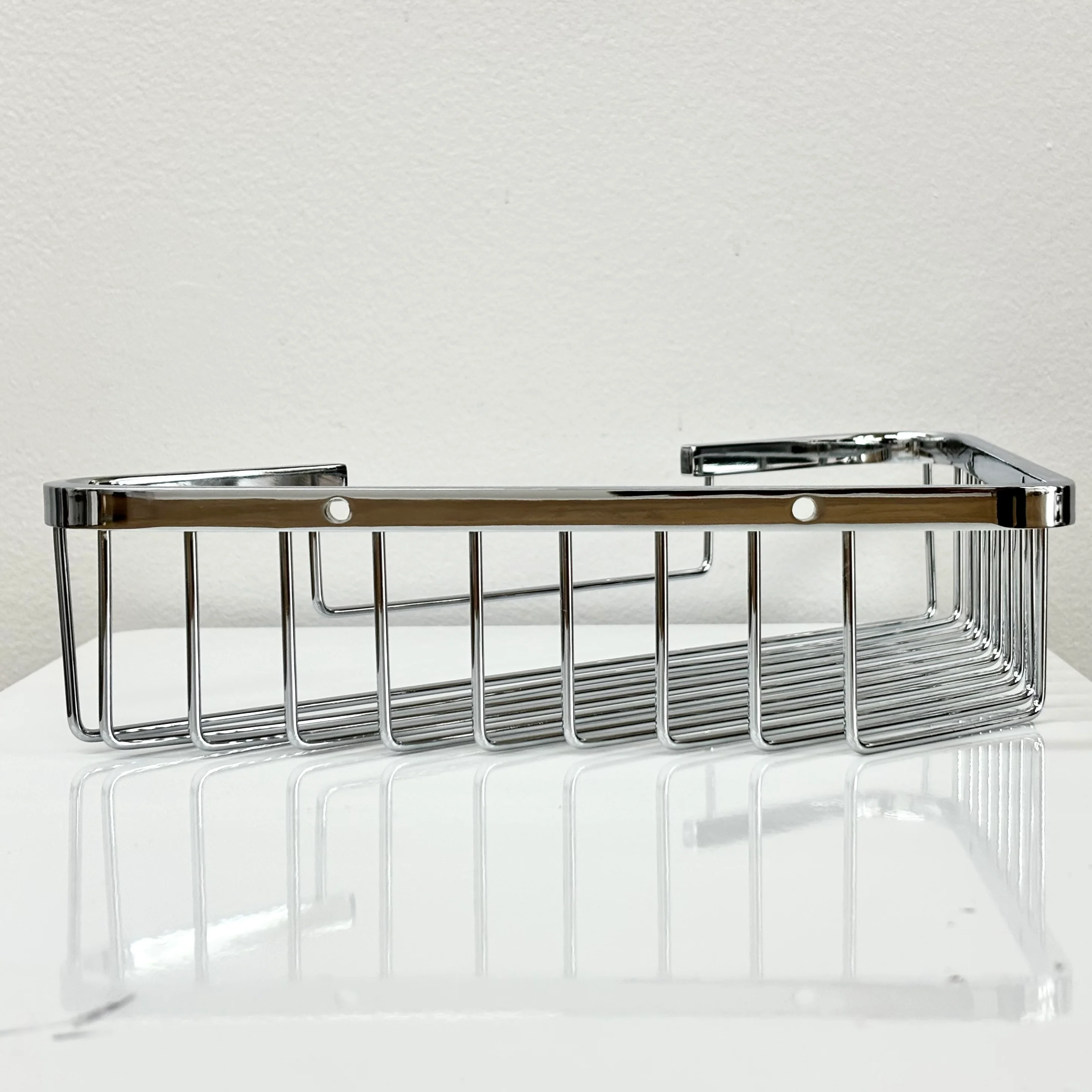 9.5-Inch Corner Soap Basket in Polished Chrome, 2735 - Image 3