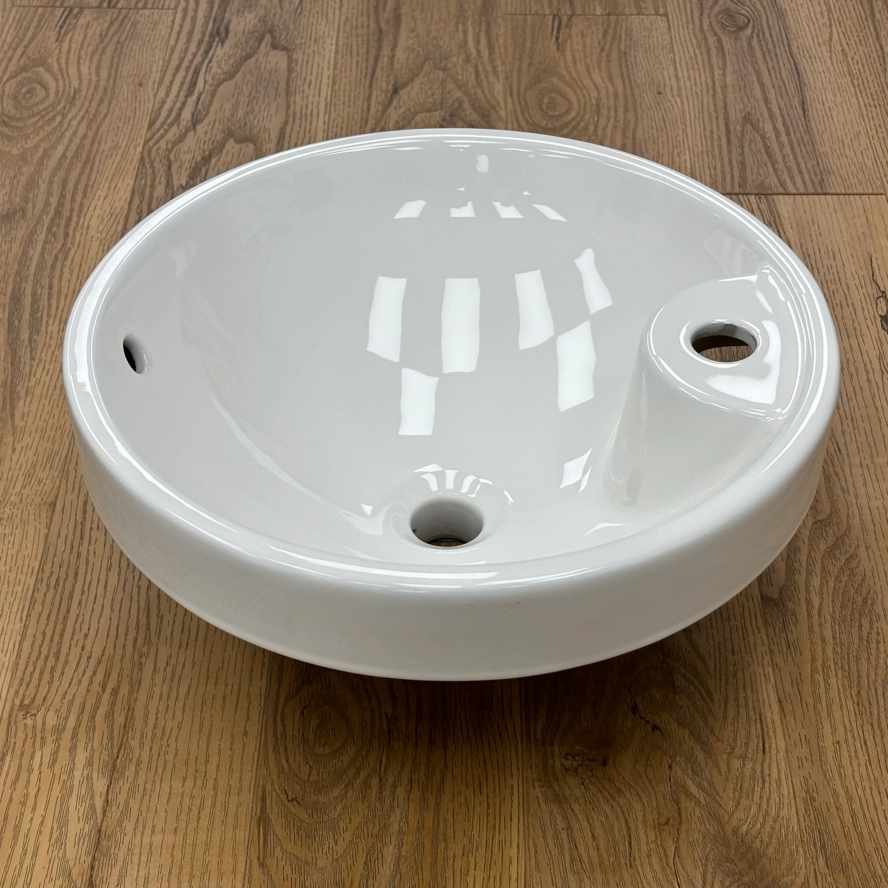Grant 17-Inch Round Vessel Sink, 13-1500A-W - Image 4