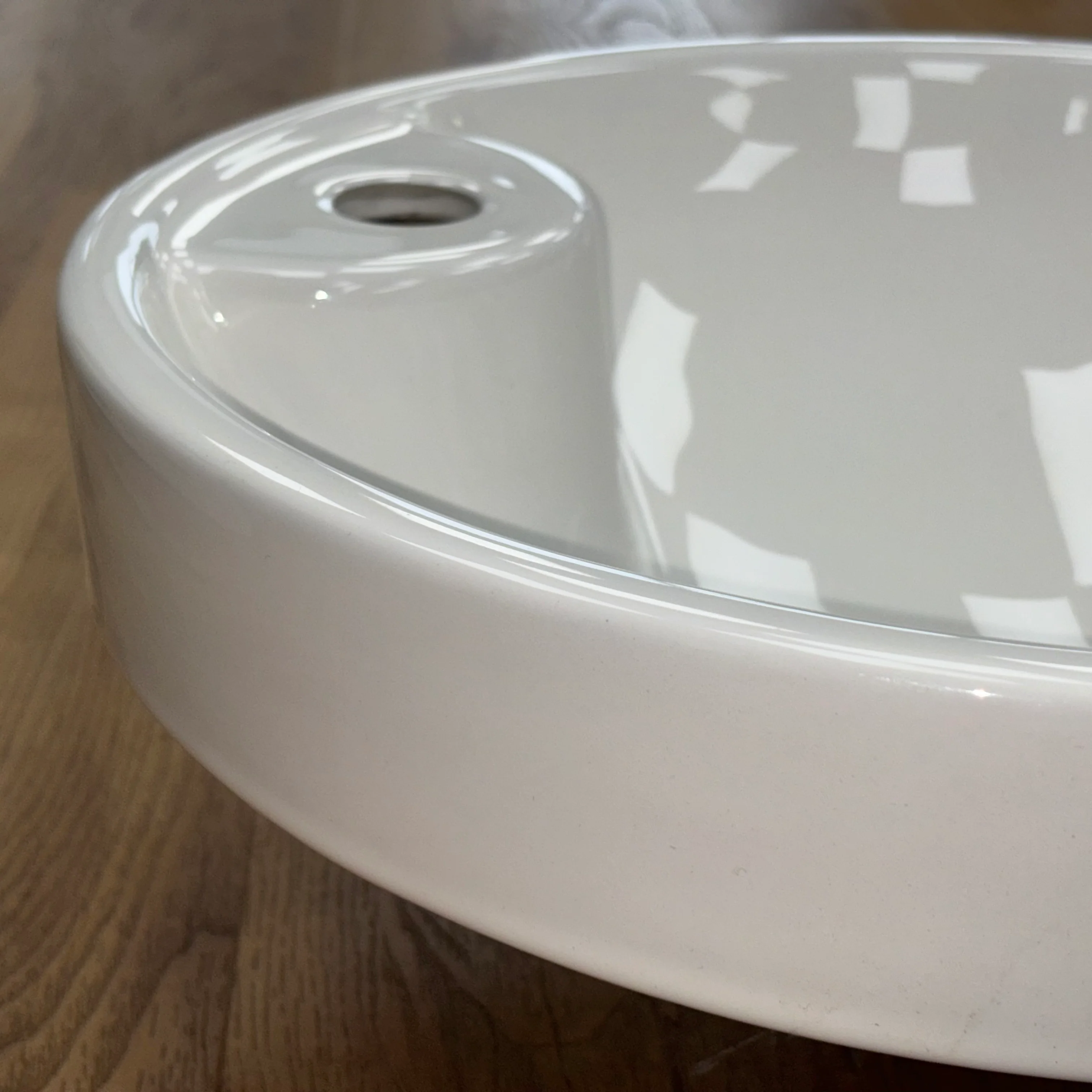 Grant 17-Inch Round Vessel Sink, 13-1500A-W - Image 6