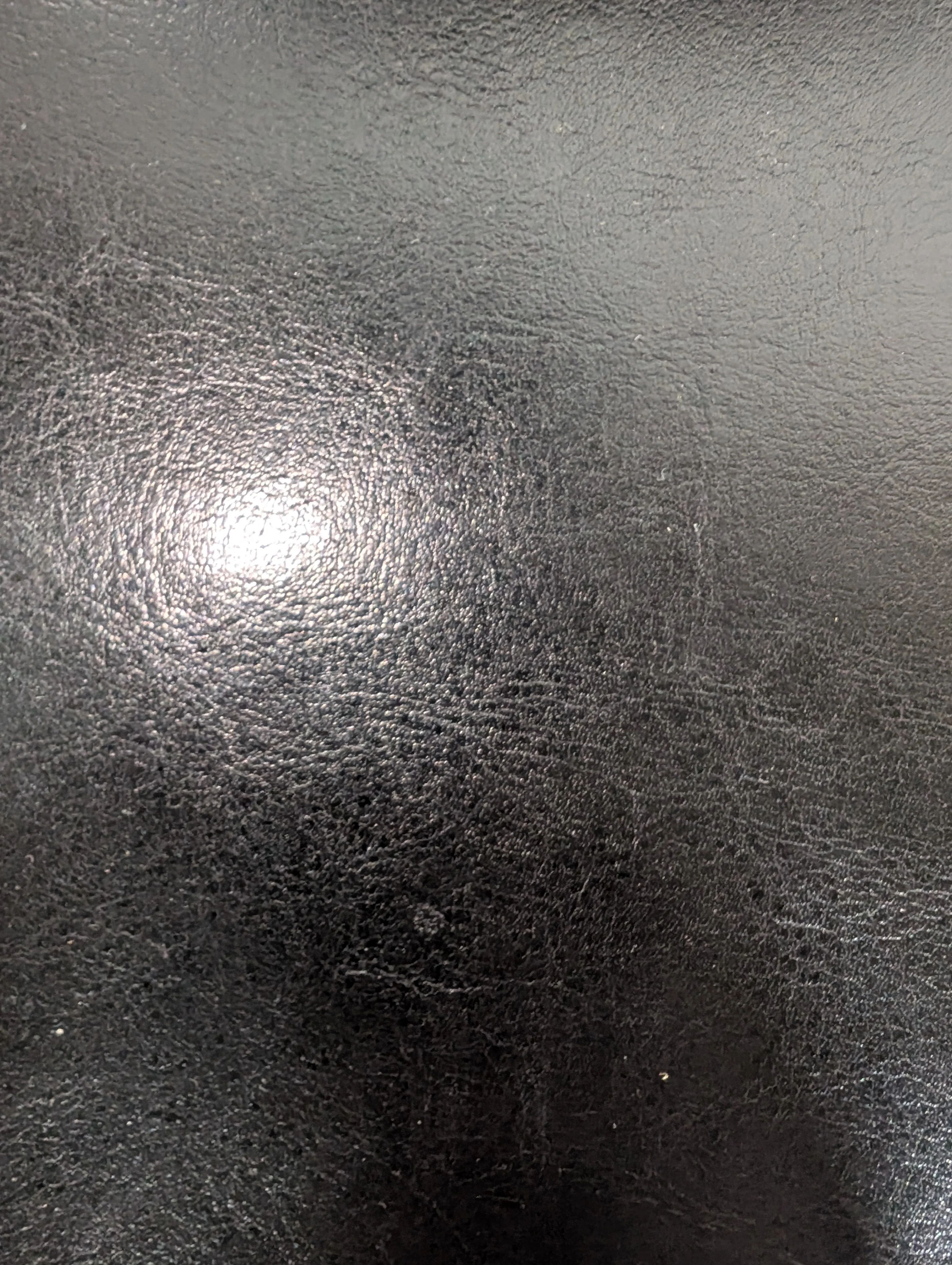 Black Leather Barstool - Image 4