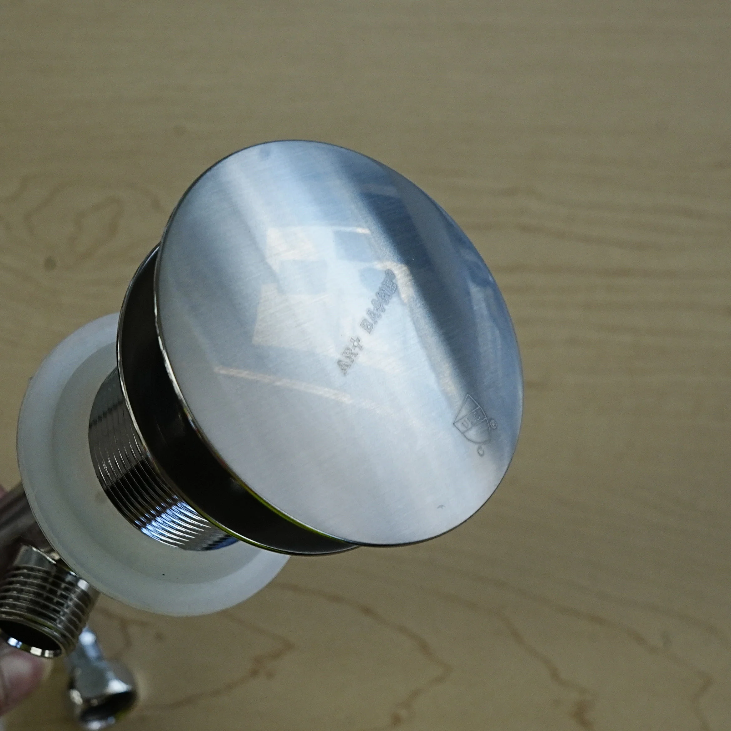 B. Nickel Pop-up Glass Drain & Overflow for Bathroom Sink – TY-5632ST-1 - Image 7