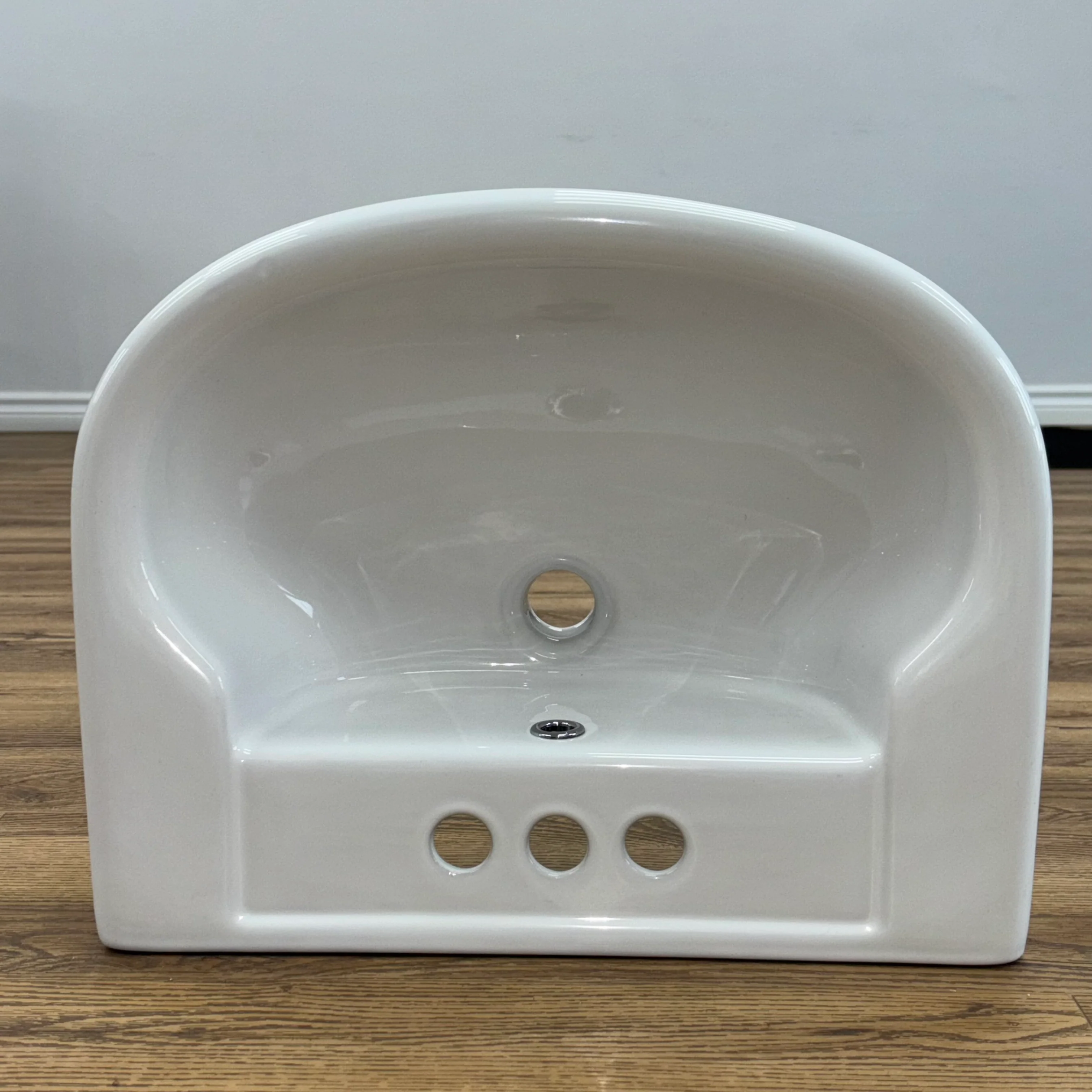 20.5x16.5-Inch Mini Pedestal Basin Only with 4in. Center in White, 4343AMX - Image 3