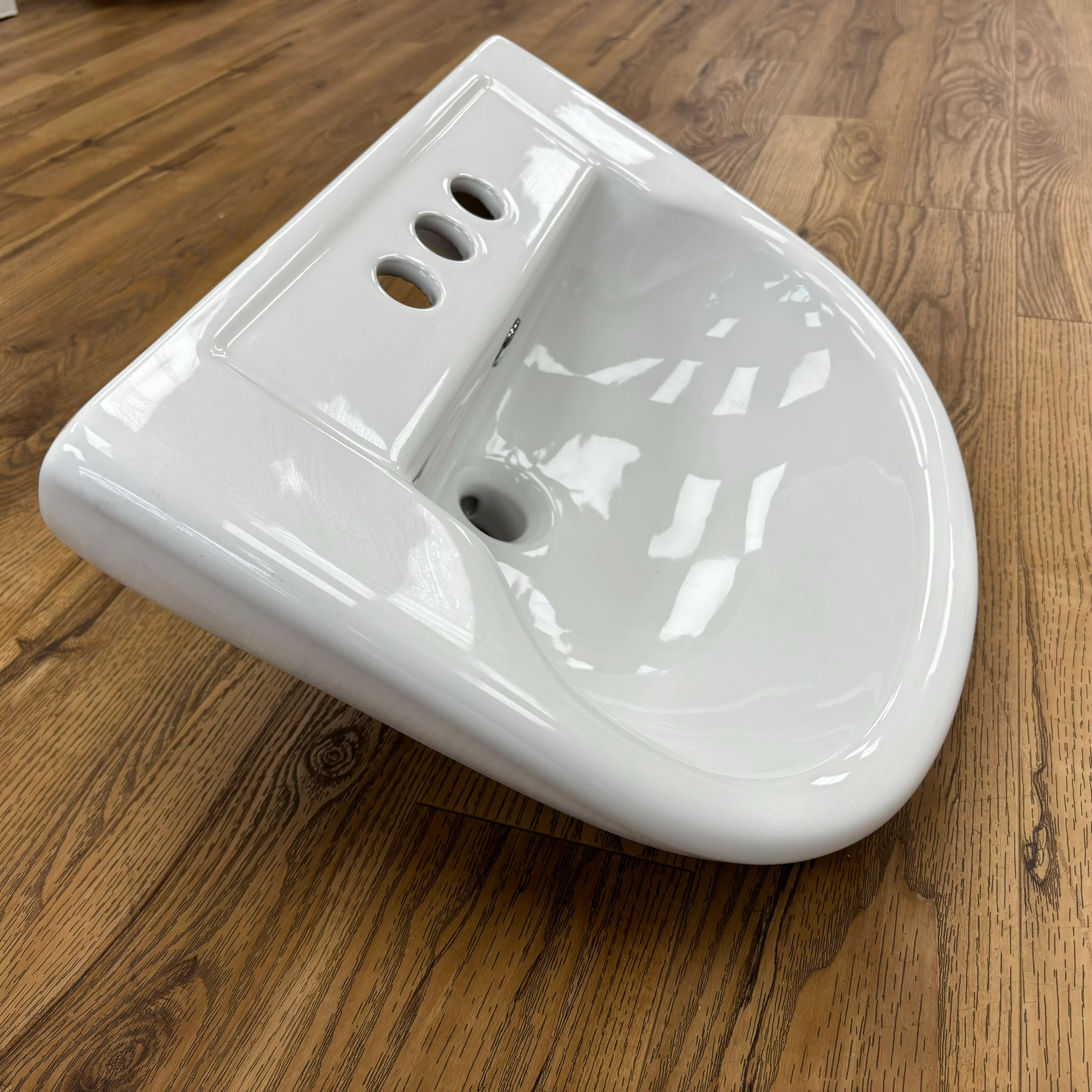 20.5x16.5-Inch Mini Pedestal Basin Only with 4in. Center in White, 4343AMX - Image 4