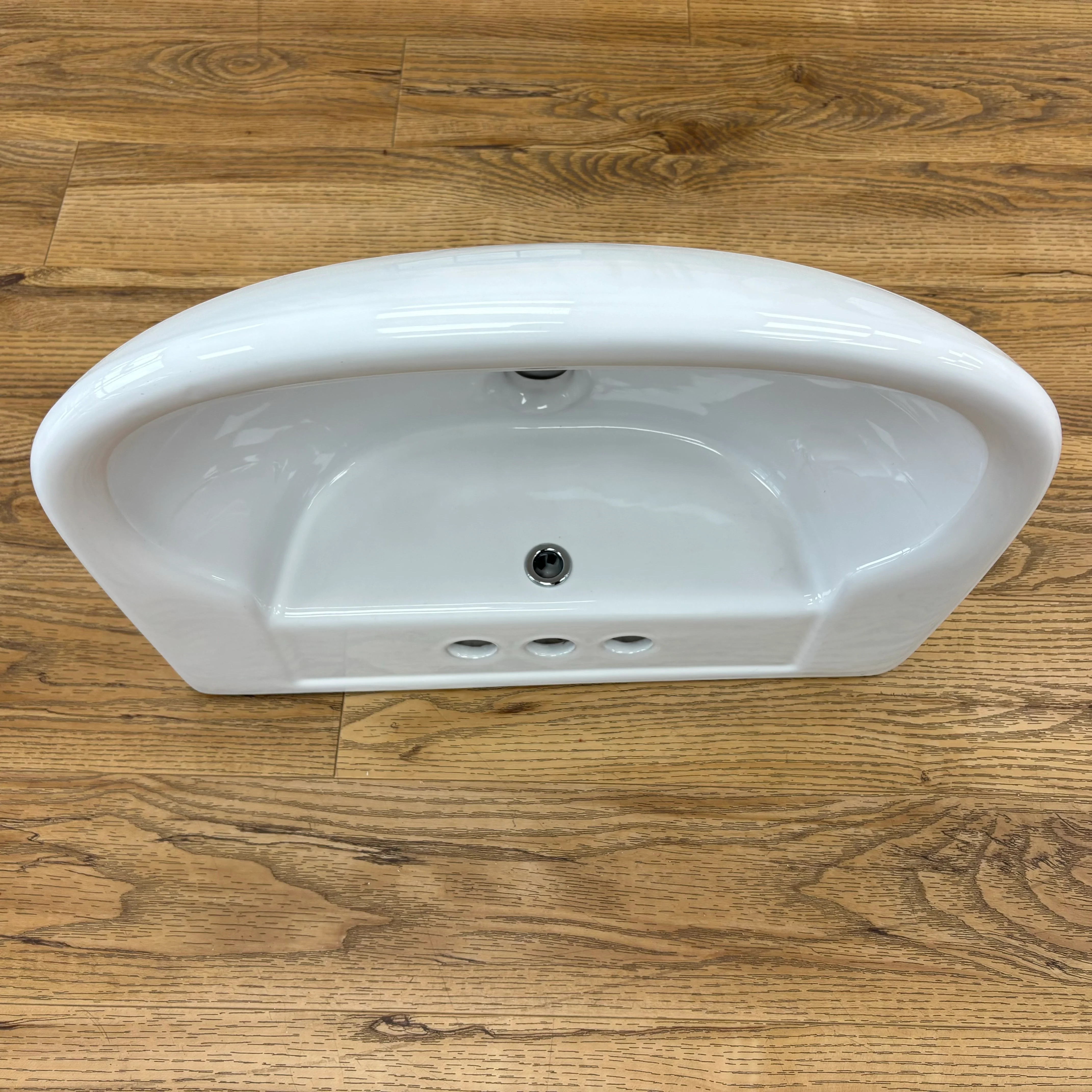 20.5x16.5-Inch Mini Pedestal Basin Only with 4in. Center in White, 4343AMX - Image 6