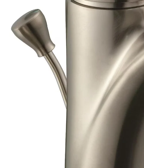 Glacier Bay Edgewood Single Hole 1-Handle Mid Arc Bathroom Faucet in Brushed Nickel with Lever Handle - Image 3