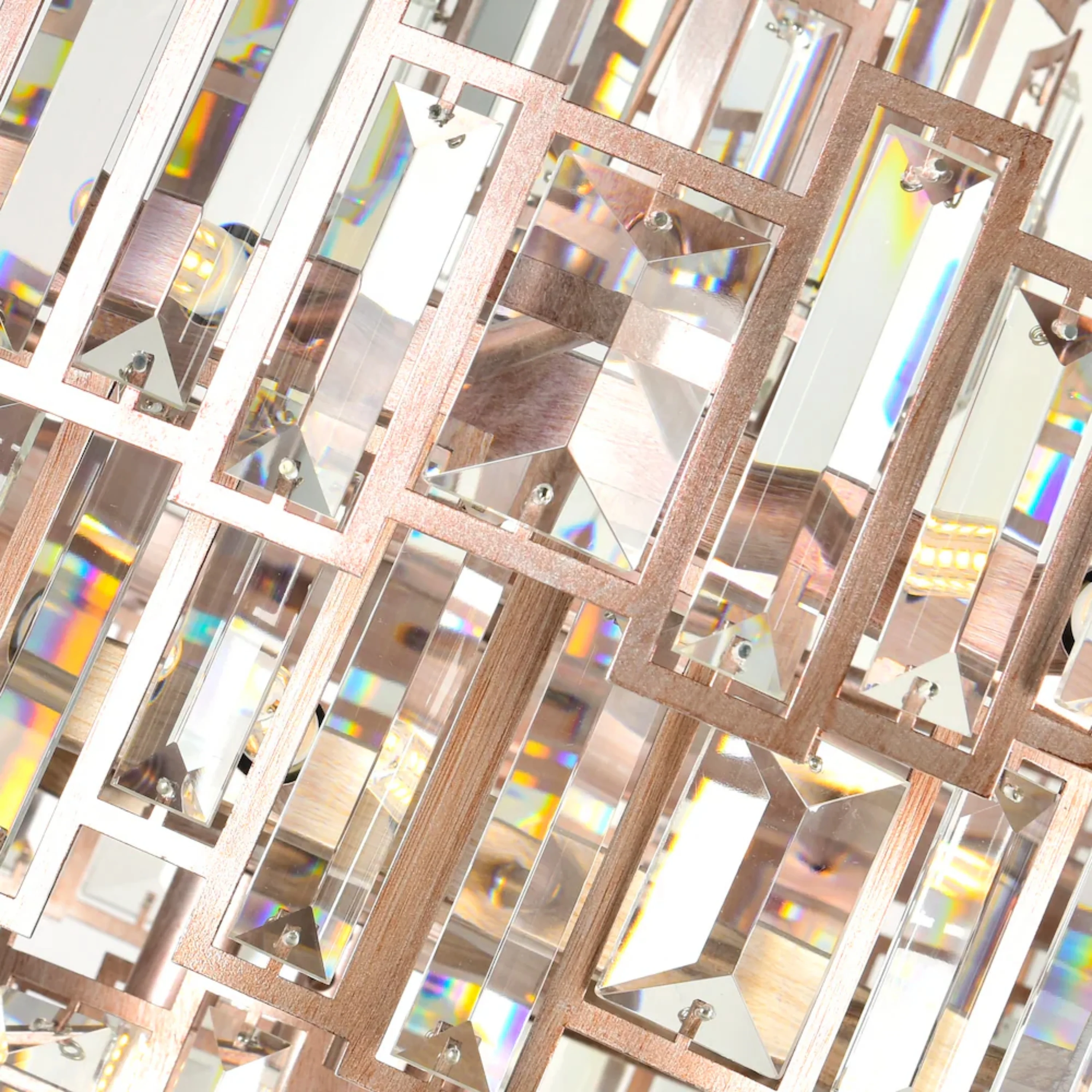 Quida 5-Light Chandelier - Champagne Finish - 18 inch ⌀ - Image 5