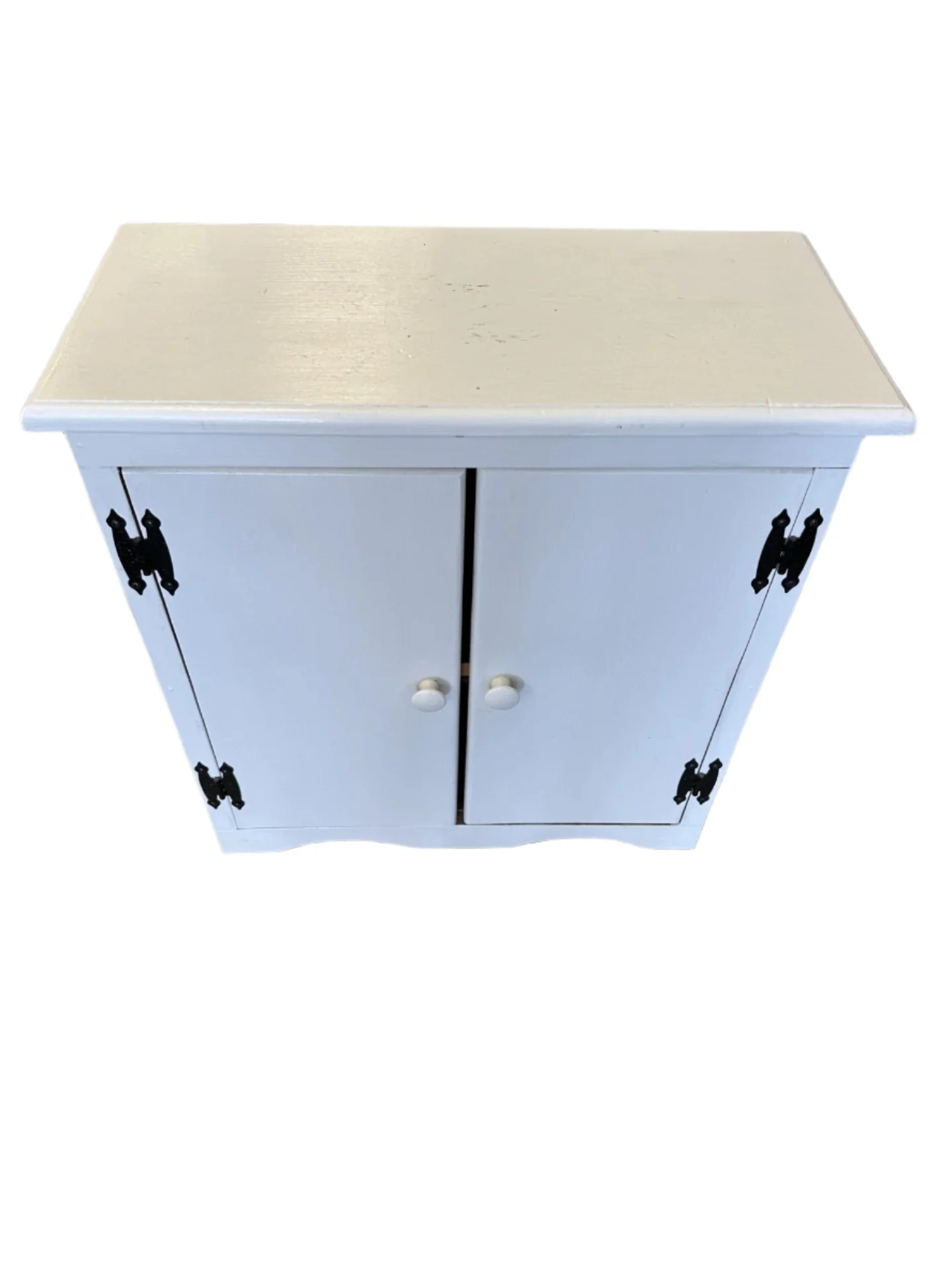 Wooden White Cabinet - Image 3